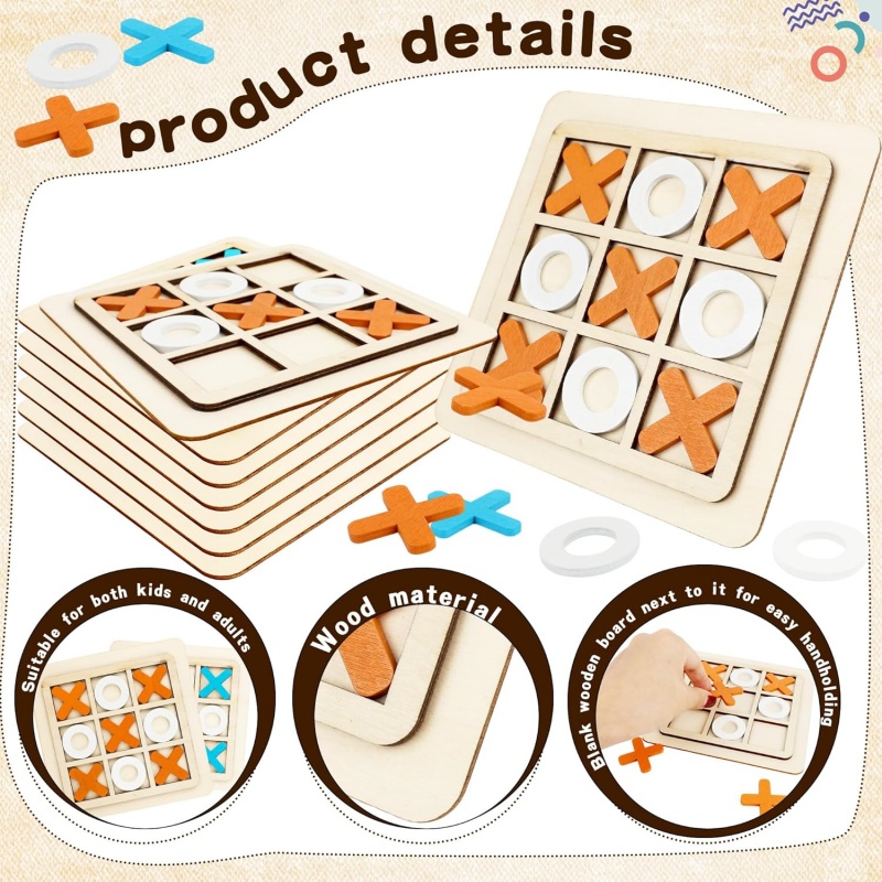 Drewniane gry w piki, szablony – Kids Education Template recenzja i cena