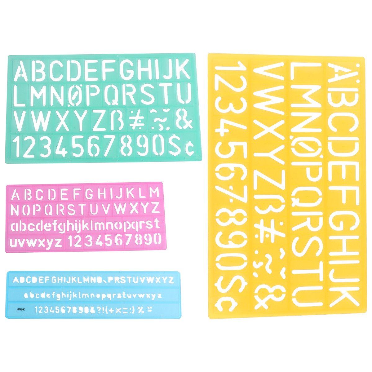 4 szt. Plastikowe linijki do g – Kids Education Template recenzja i cena