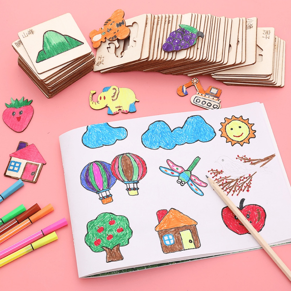 20 sztuk zabawki do rysowania  – Kids Education Template recenzja i cena