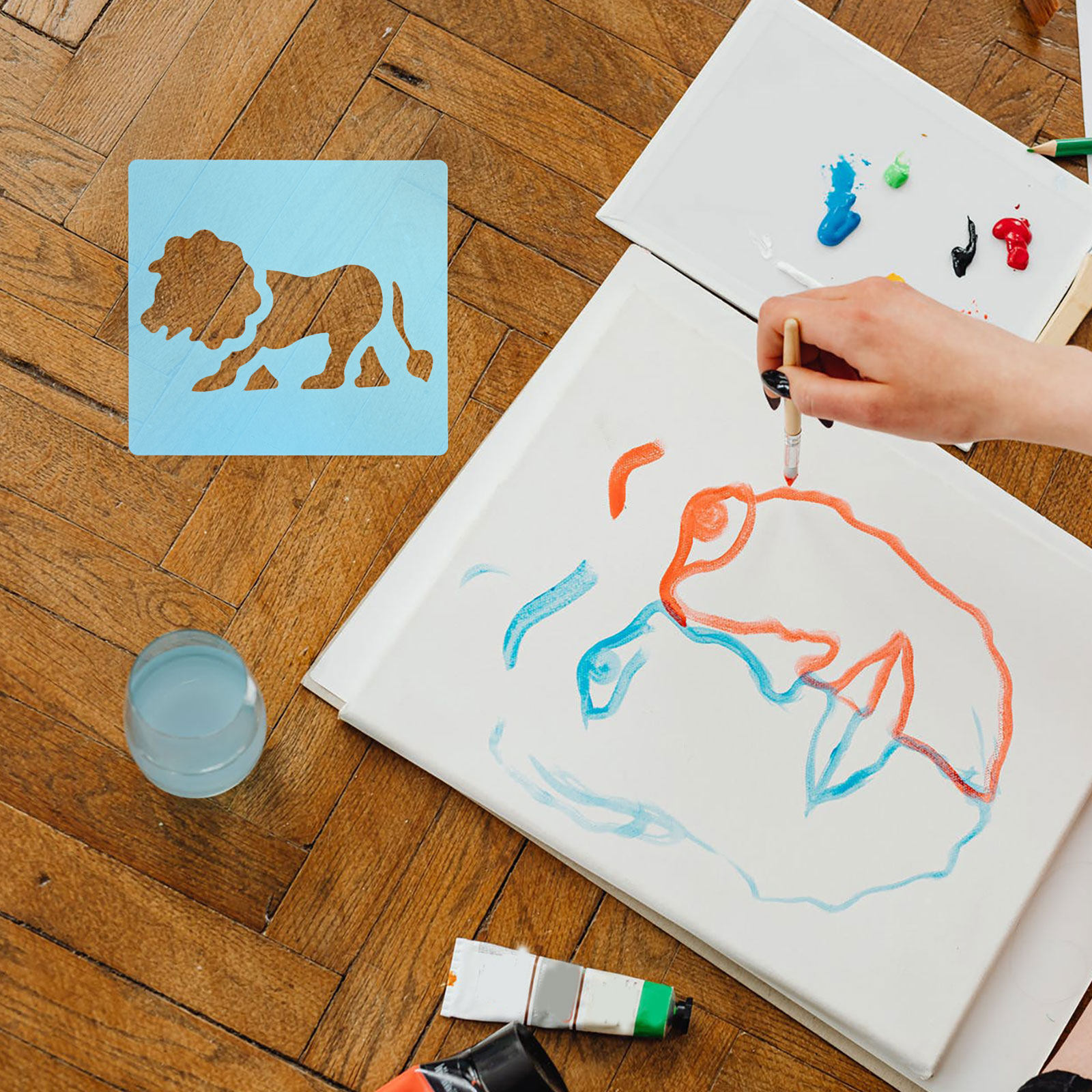 12 szt. Plastikowych szablonów – Kids Education Template recenzja i cena